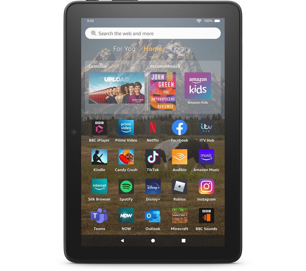 AMAZON Fire HD 8 Tablet (2022) - 32 GB, Black, Black