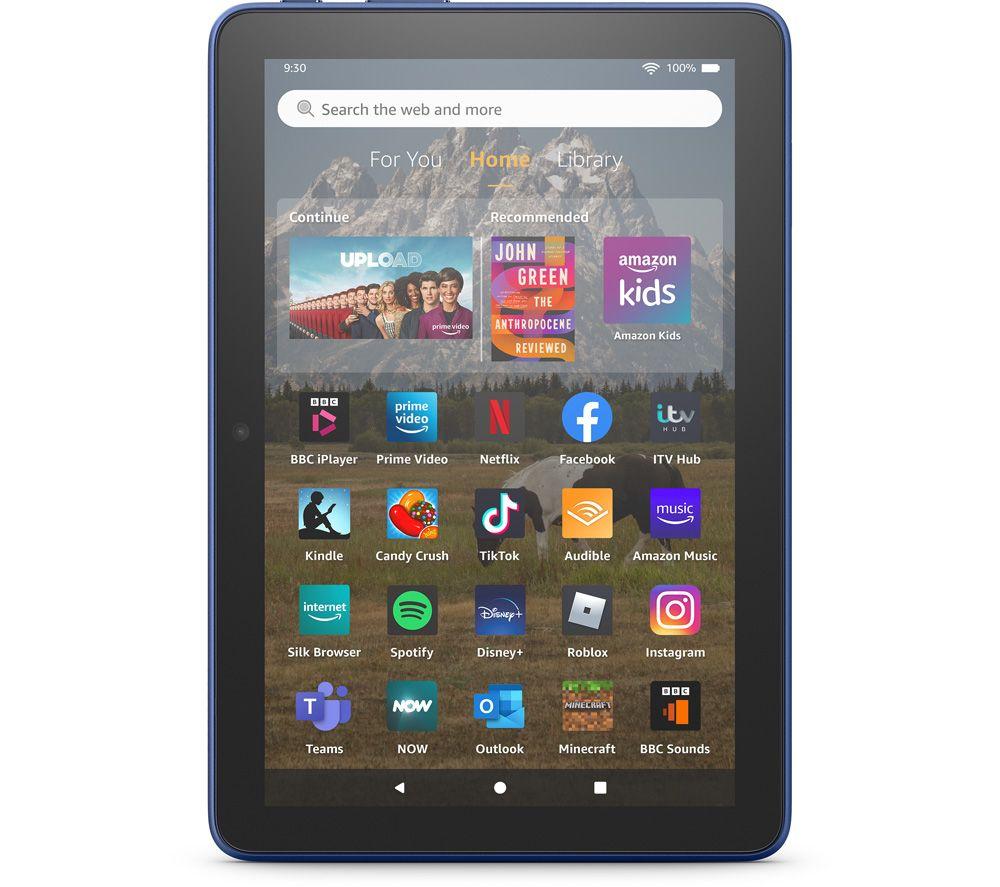 Buy AMAZON Fire HD 8 Tablet (2022) - 32 GB, Blue | Currys