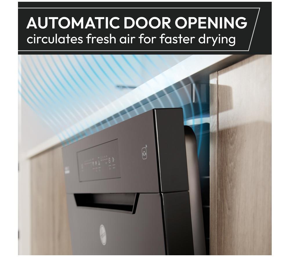 HOOVER H-Dish 300 HF 3C7L0B Full-size WiFi-enabled Dishwasher - Black image number 5 of 16