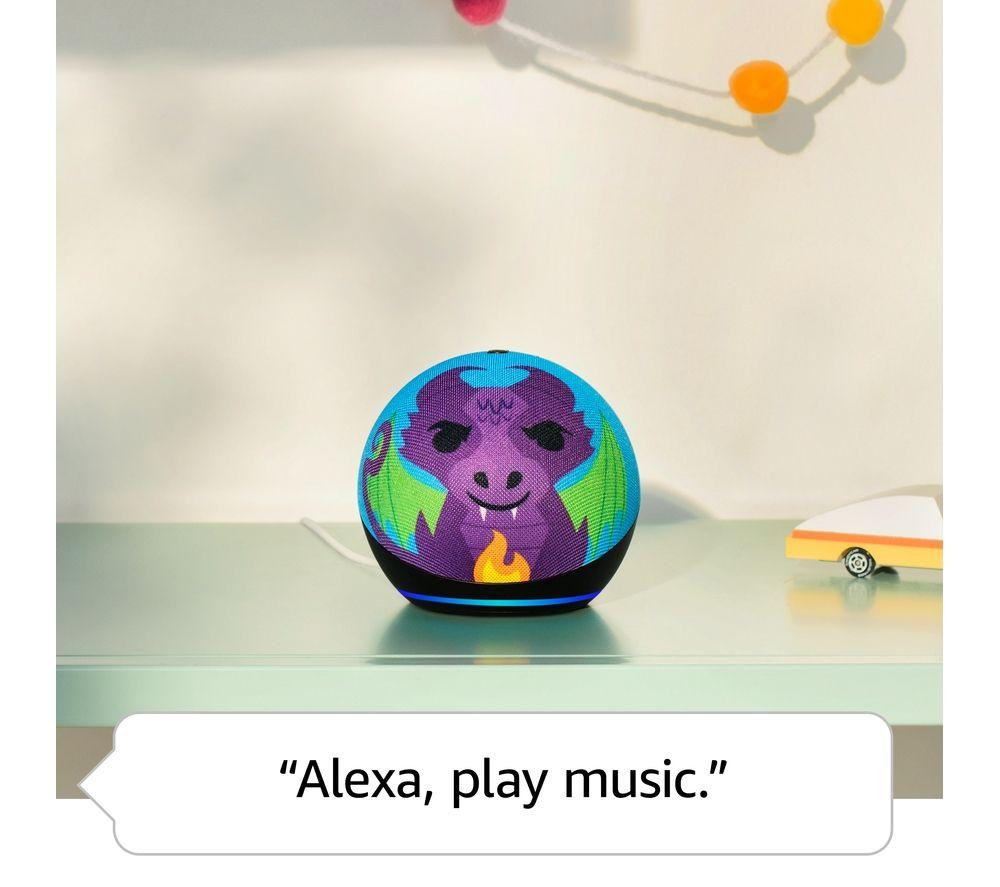 AMAZON Echo Dot Kids (5th Gen) Smart Speaker with Alexa - Dragon image number 3 of 7