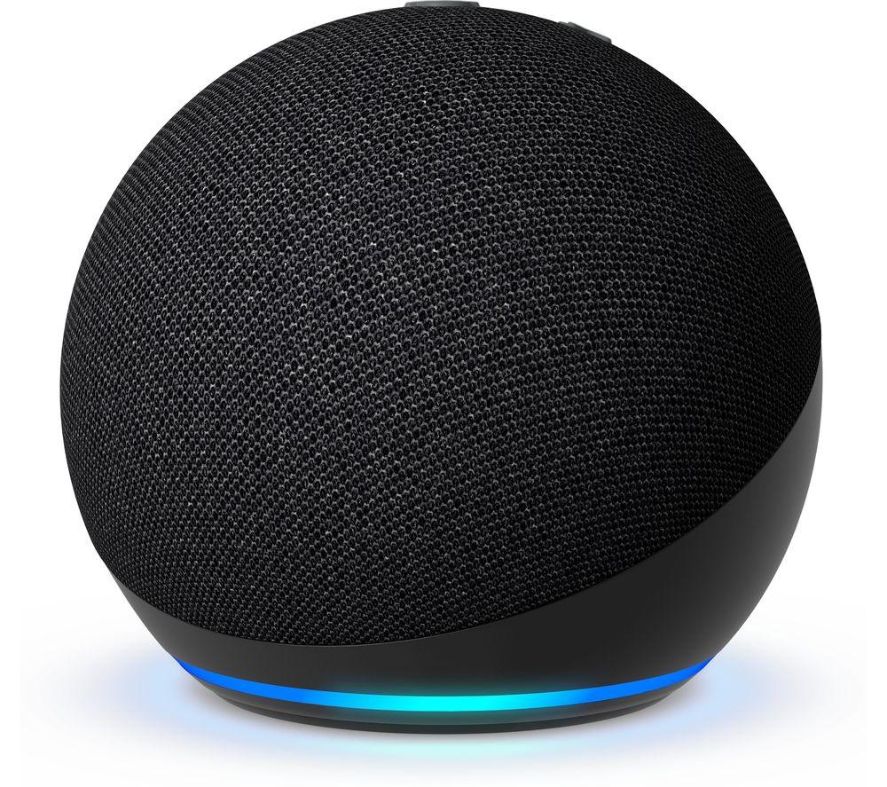 Image of AMAZON Echo Dot (5th Gen) Smart Speaker with Alexa - Charcoal, Black