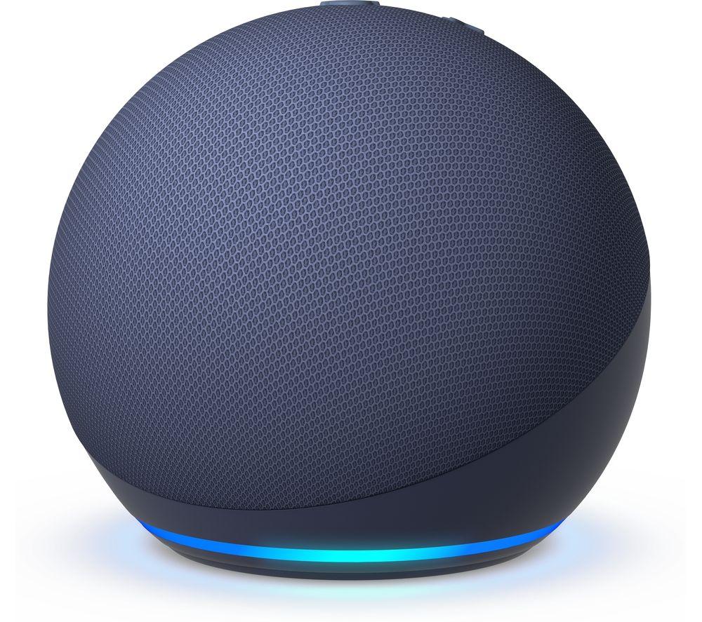 Image of AMAZON Echo Dot (5th Gen) Smart Speaker with Alexa - Deep Sea Blue, Blue