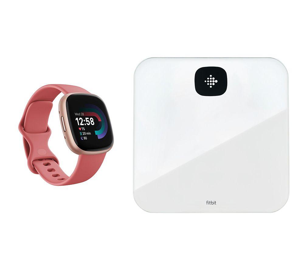 Fitbit versa 2024 pink rose gold