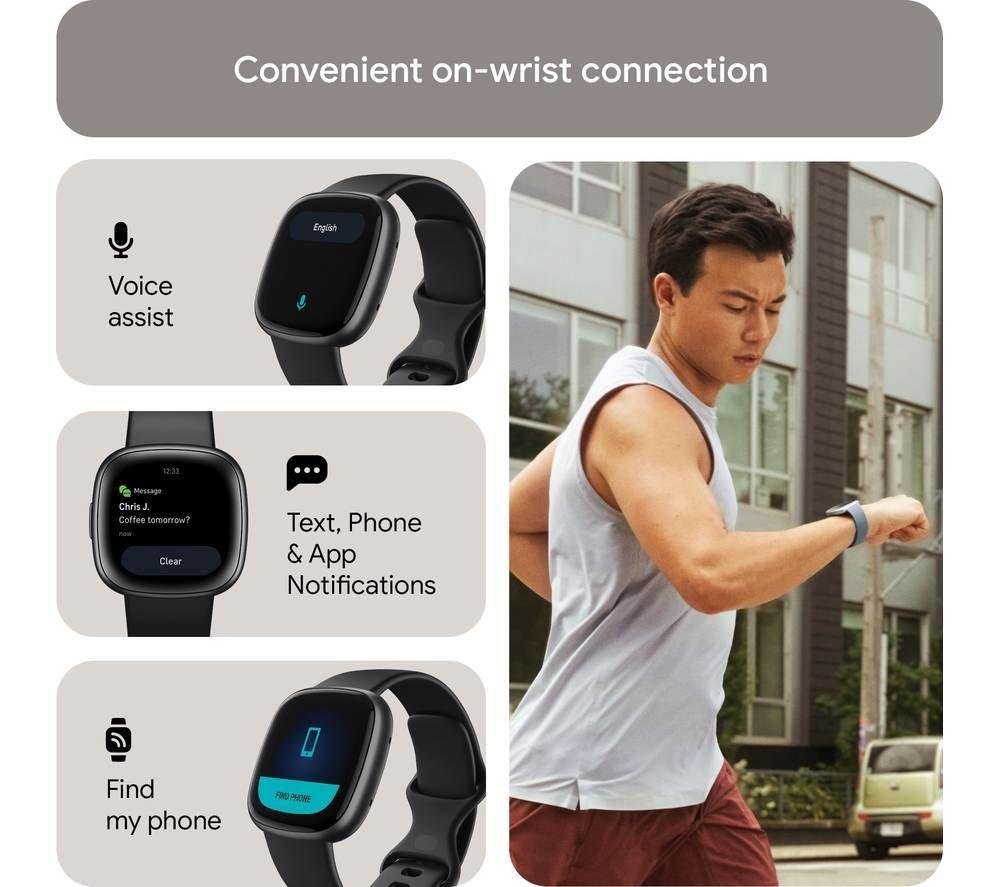 Buy FITBIT Versa 4 Smart Watch & Aria Air Smart Scale Bundle - Black