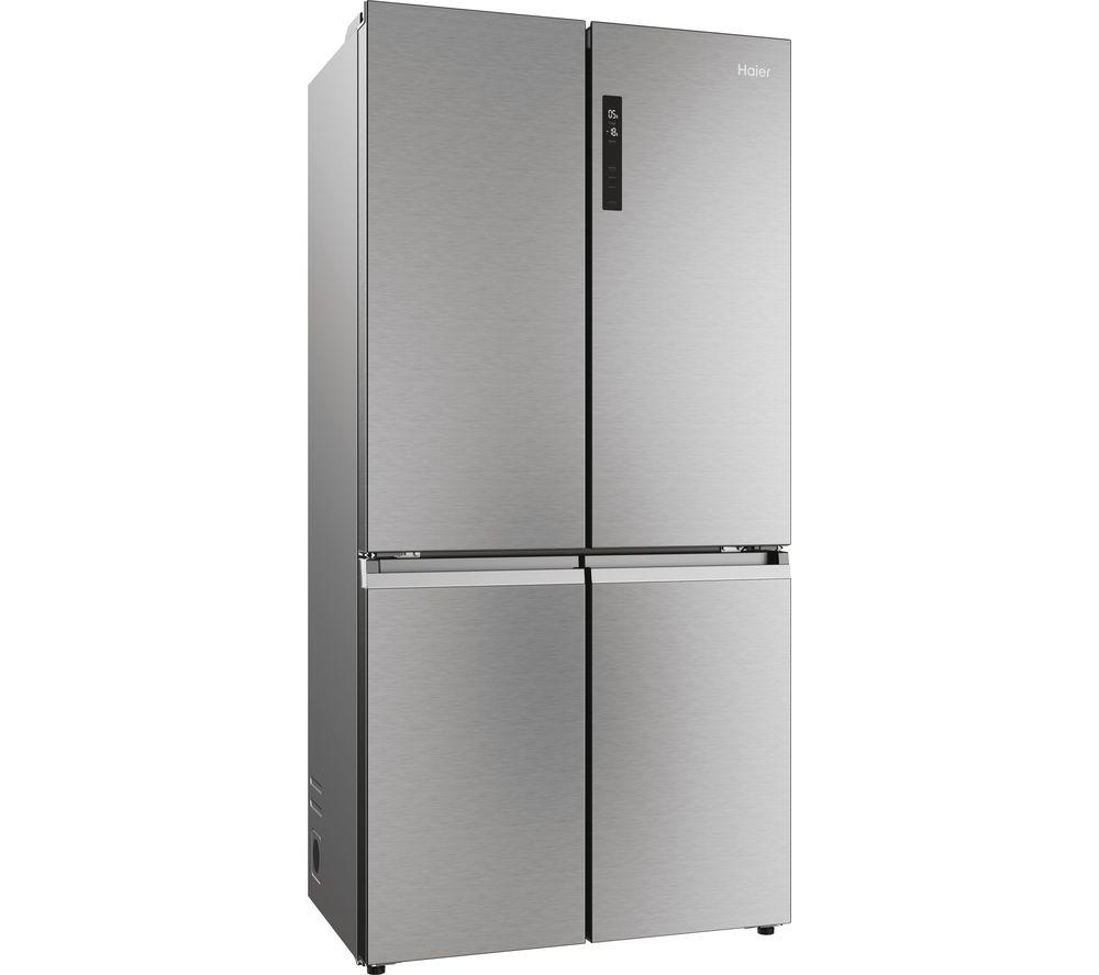 HAIER HCR5919ENMP American-Style Fridge Freezer - Platinum Inox image number 3 of 20