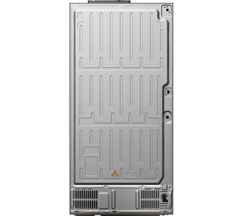 HAIER HCR5919ENMP American-Style Fridge Freezer - Platinum Inox image number 4 of 20