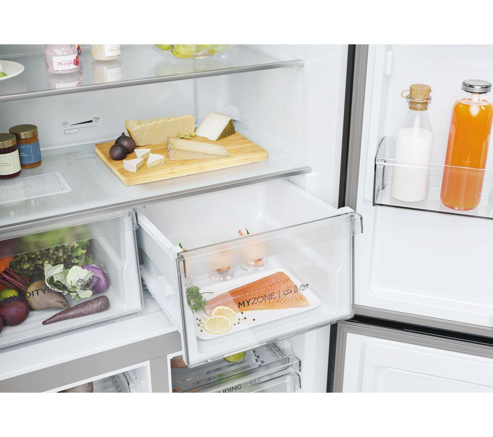 HAIER HCR5919ENMP American-Style Fridge Freezer - Platinum Inox image number 12 of 20