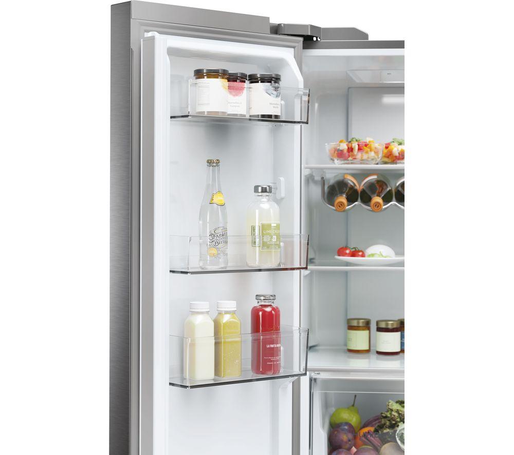 HAIER HCR5919ENMP American-Style Fridge Freezer - Platinum Inox image number 14 of 20