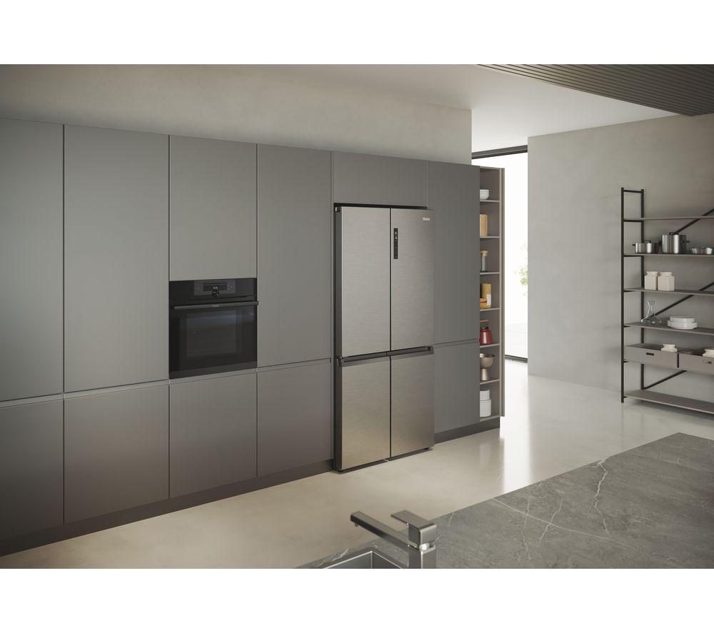HAIER HCR5919ENMP American-Style Fridge Freezer - Platinum Inox image number 15 of 20