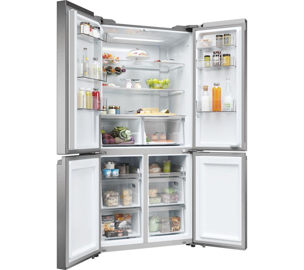 HAIER HCR5919ENMP American-Style Fridge Freezer - Platinum Inox image number 16 of 20