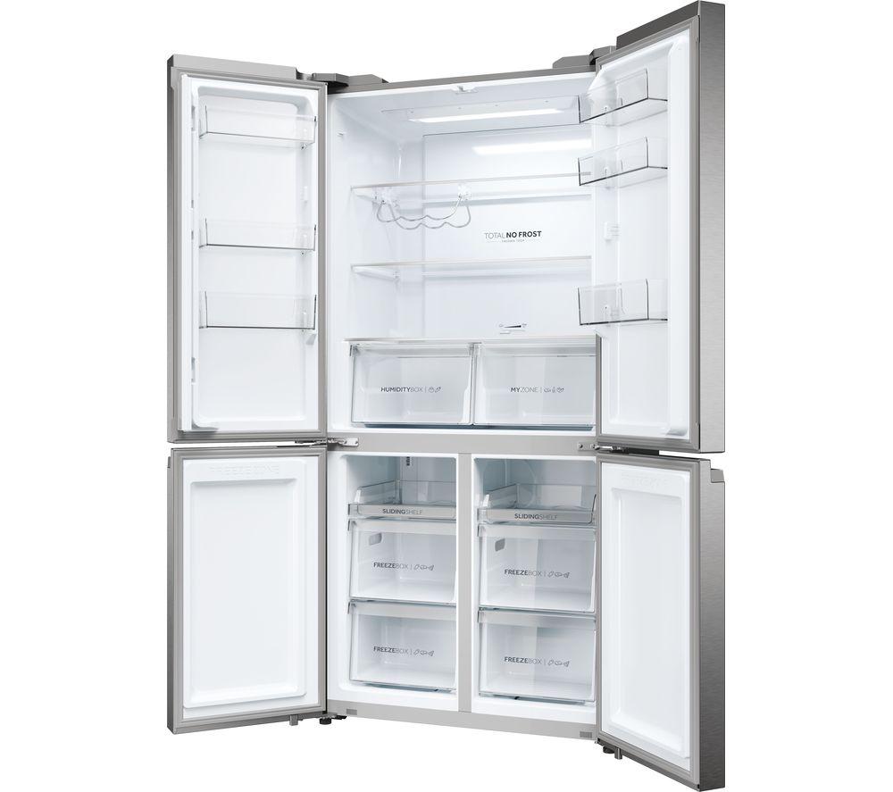 HAIER HCR5919ENMP American-Style Fridge Freezer - Platinum Inox image number 20 of 20