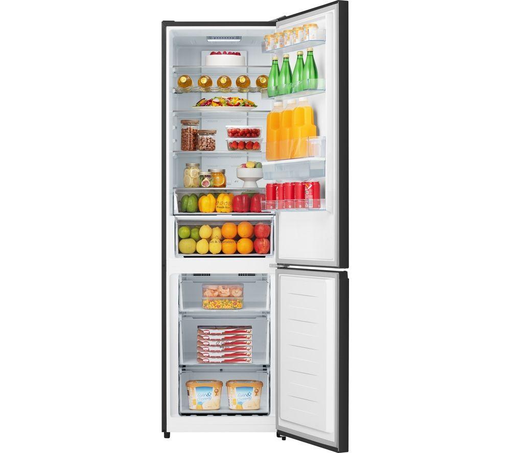 HISENSE RB435N4WFE 60/40 Fridge Freezer - Black Stainless Steel image number 5 of 5
