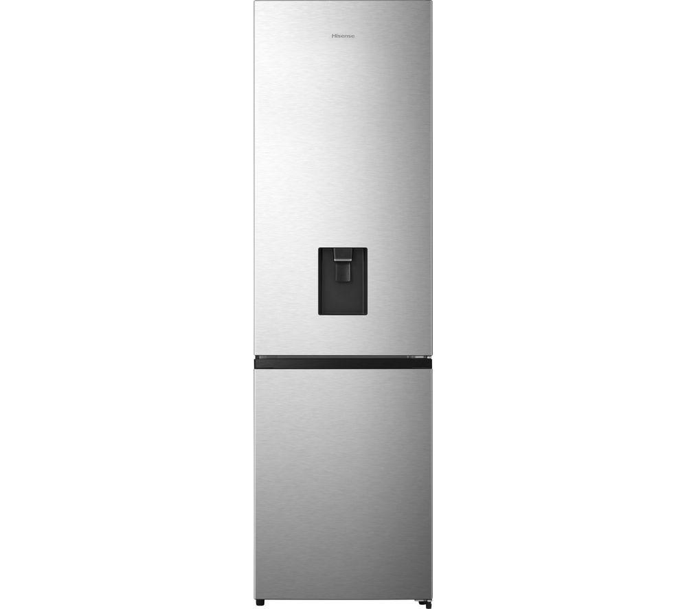 HISENSE RB435N4WCE 60/40 Fridge Freezer – Stainless Steel, Stainless Steel