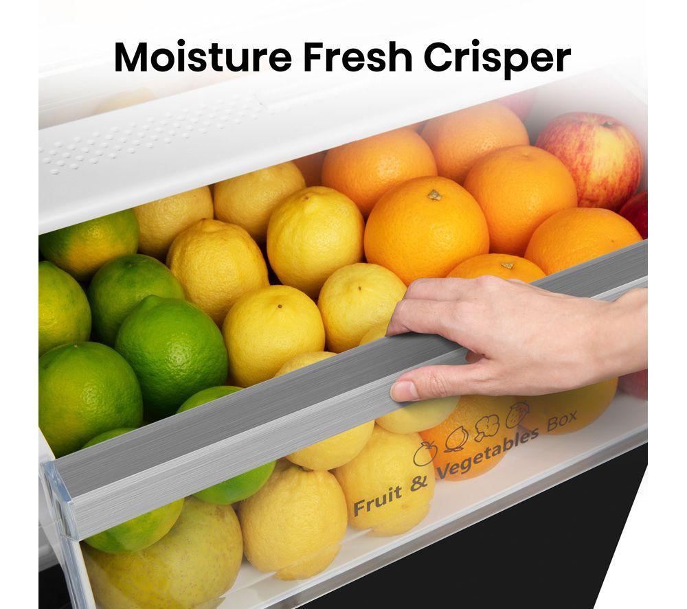 HISENSE RB435N4BFE 60/40 Fridge Freezer - Black Stainless Steel image number 4 of 16