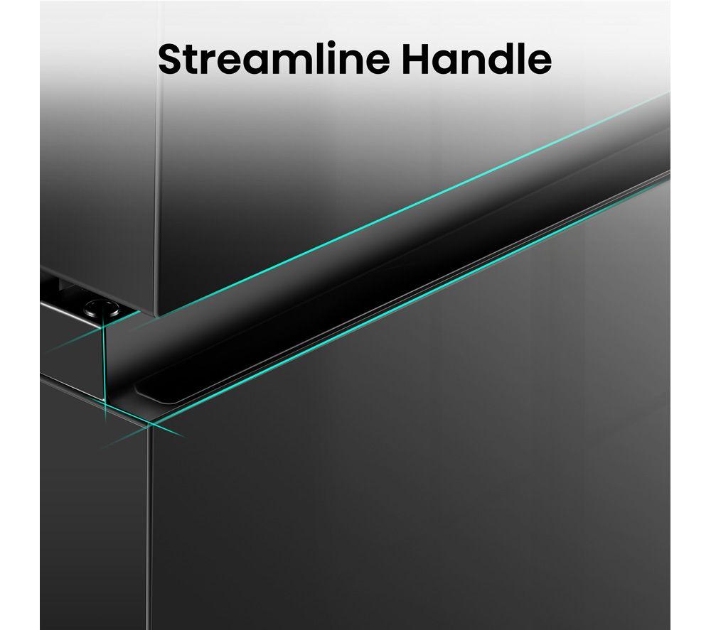 HISENSE RB435N4BFE 60/40 Fridge Freezer - Black Stainless Steel image number 8 of 16