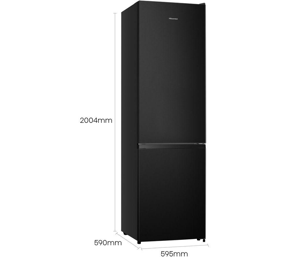 HISENSE RB435N4BFE 60/40 Fridge Freezer - Black Stainless Steel image number 11 of 16