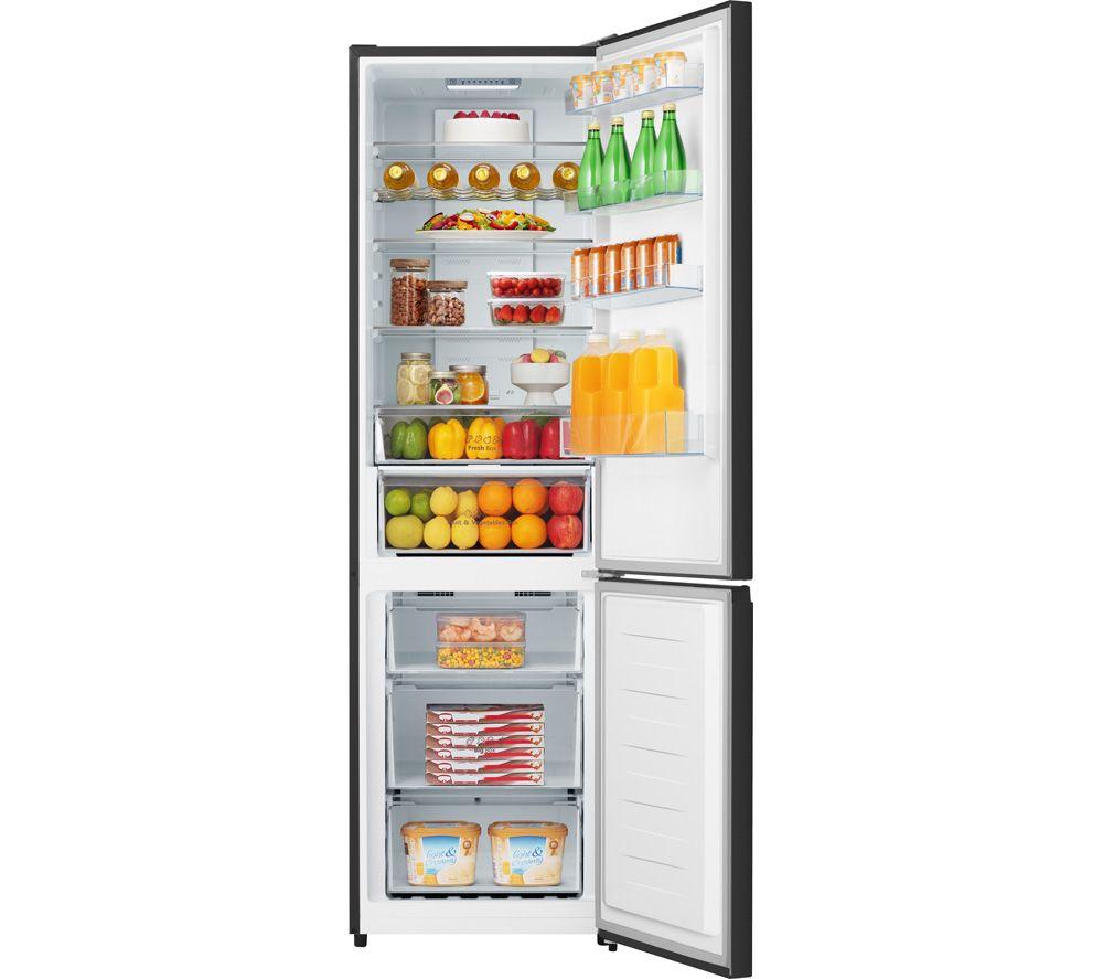 HISENSE RB435N4BFE 60/40 Fridge Freezer - Black Stainless Steel image number 14 of 16
