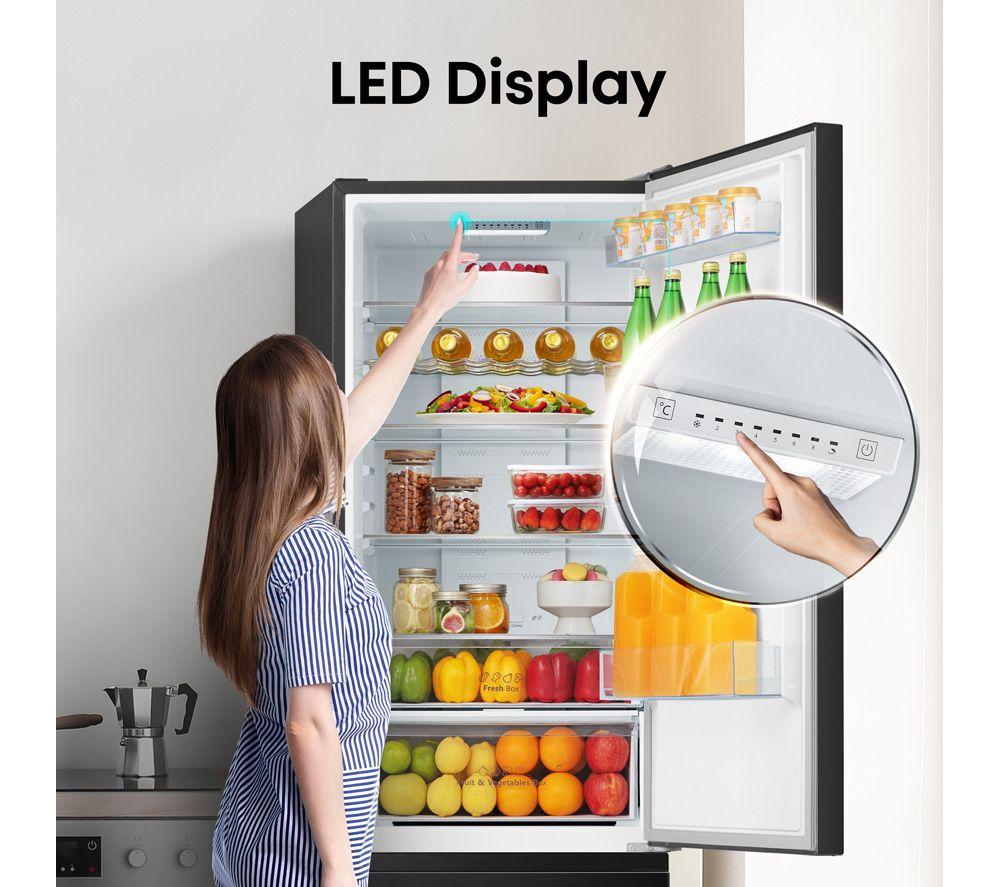 HISENSE RB435N4BFE 60/40 Fridge Freezer - Black Stainless Steel image number 16 of 16