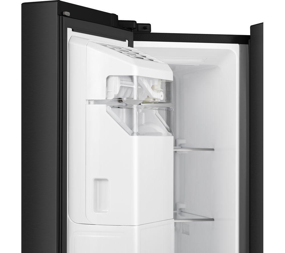 HISENSE PureFlat Infinite RS818N4TFE American-Style Smart Fridge Freezer - Black Stainless Steel image number 2 of 18