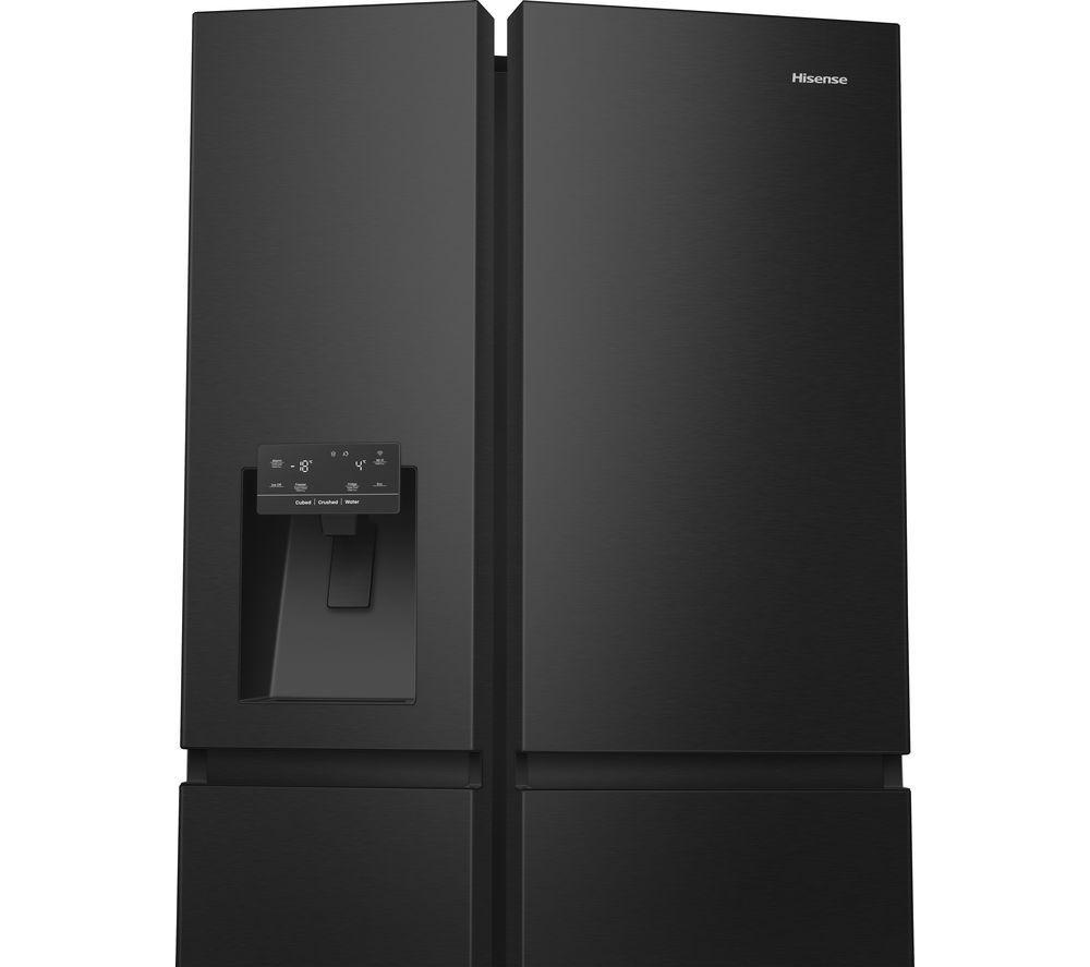 HISENSE PureFlat Infinite RS818N4TFE American-Style Smart Fridge Freezer - Black Stainless Steel image number 18 of 18