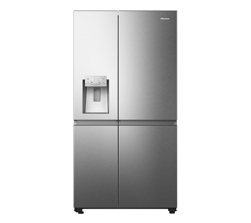HISENSE PureFlat Infinite RS818N4TIE American-Style Smart Fridge Freezer - Grey Stainless Steel