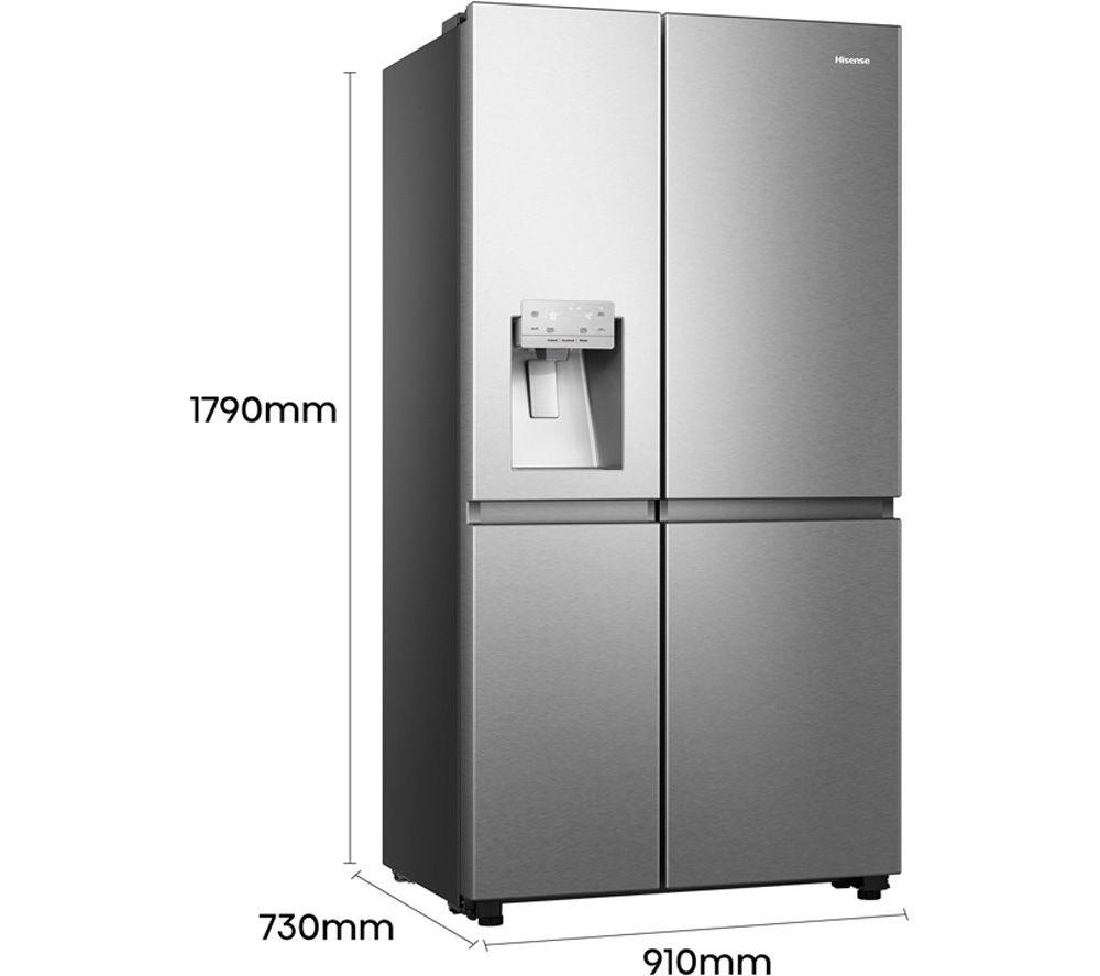 HISENSE PureFlat Infinite RS818N4TIE American-Style Smart Fridge Freezer - Grey Stainless Steel image number 16 of 18