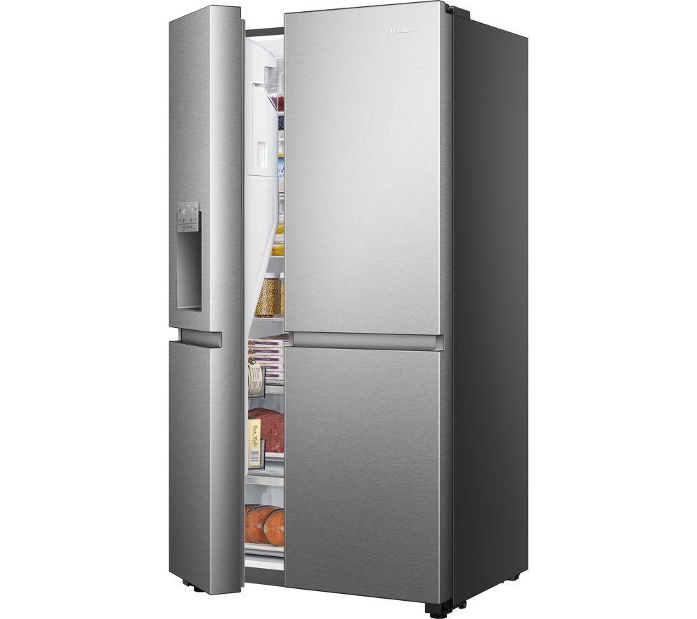 HISENSE PureFlat Infinite RS818N4TIE American-Style Smart Fridge Freezer - Grey Stainless Steel image number 17 of 18