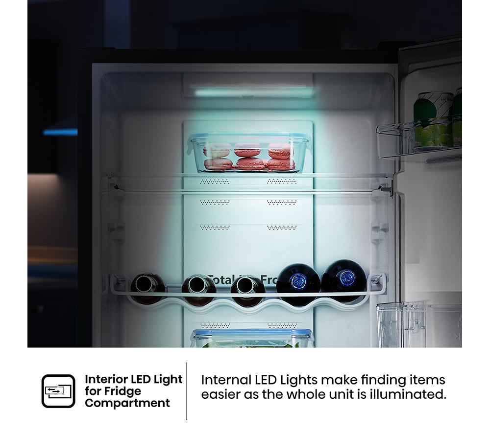 HISENSE RB327N4BBE 50/50 Fridge Freezer - Black & Steel image number 7 of 12