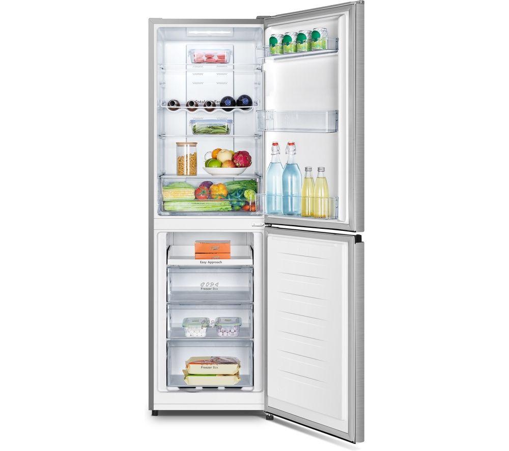 HISENSE RB327N4BCE 50/50 Fridge Freezer - Stainless Steel image number 2 of 5