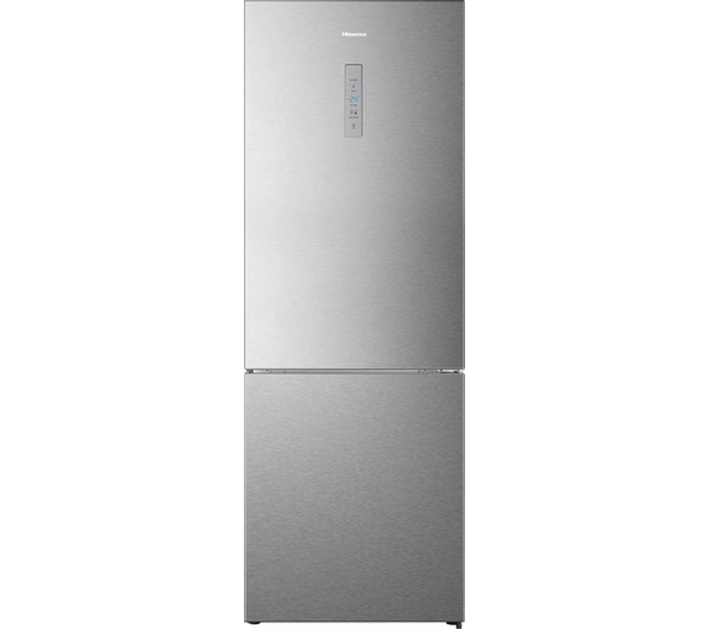 HISENSE RB645N4BIE 60/40 Fridge Freezer – Steel, Silver/Grey