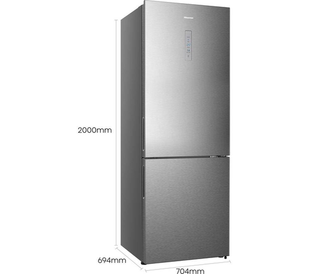 HISENSE RB645N4BIE 60/40 Fridge Freezer - Steel image number 4 of 5