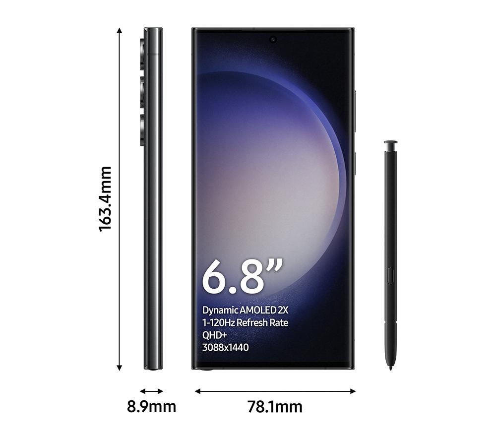 Samsung Galaxy S23 Ultra 1TB S918 Black