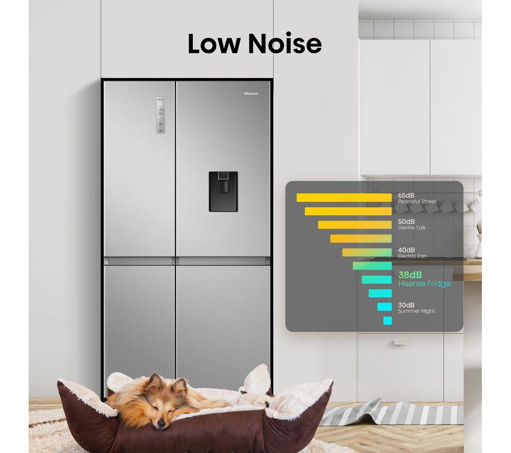 HISENSE PureFlat RS840N4WCE American-Style Smart Fridge Freezer - Stainless Steel image number 12 of 14