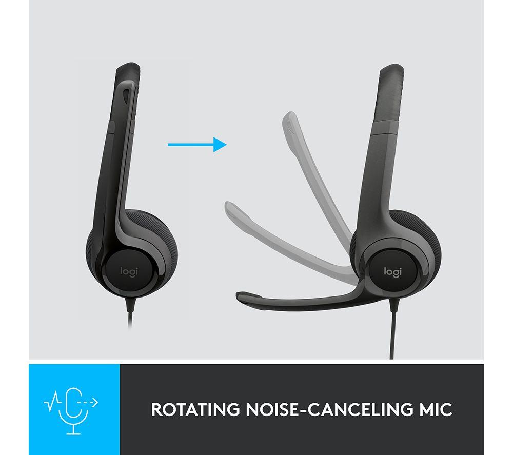 Buy LOGITECH H390 Headset Graphite Currys