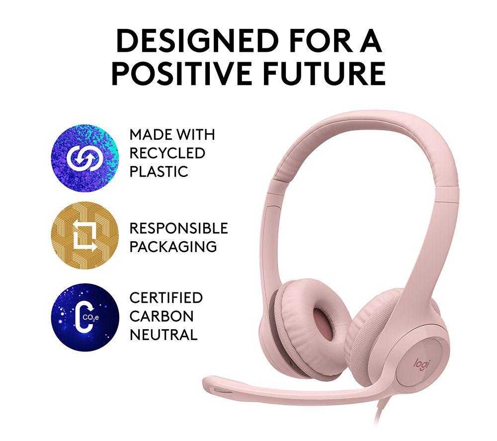 LOGITECH H390 Headset - Rose image number 9 of 9