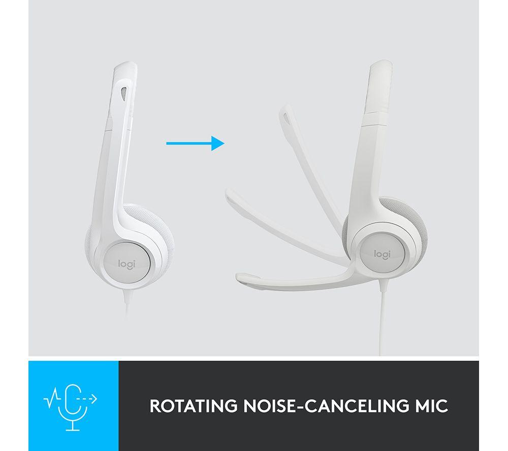 LOGITECH H390 Headset - Off-White image number 3 of 9