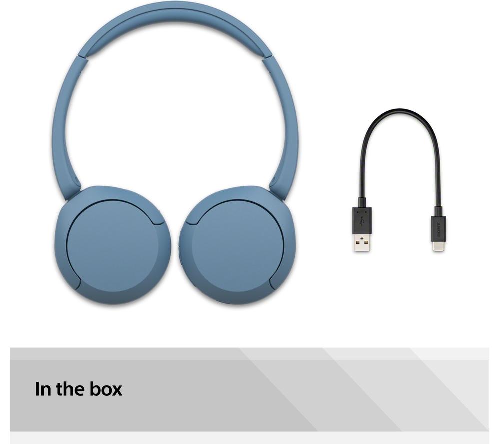 SONY WH-CH520L Wireless Bluetooth Headphones - Blue - image 12