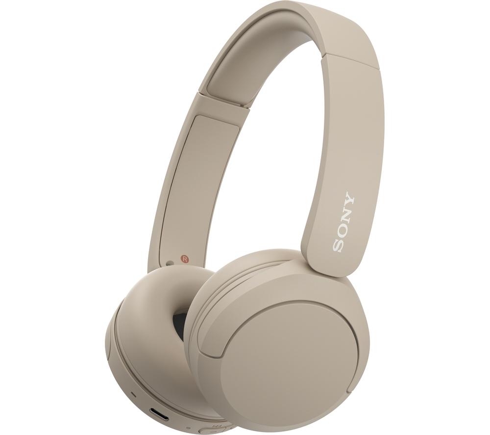 SONY WH-CH520C Wireless Bluetooth Headphones - Beige, Cream