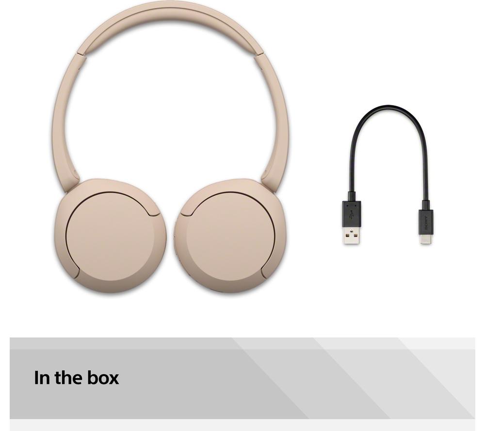 Sony Wireless Bluetooth Headphones - Up to 50 Hours Battery Life with Quick  Charge Function, On-Ear Model - WH-CH520C.CE7 - Limited Edition 