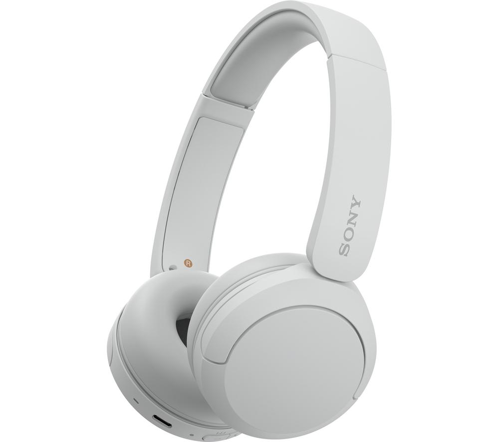 SONY WH-CH520W Wireless Bluetooth Headphones - White, White