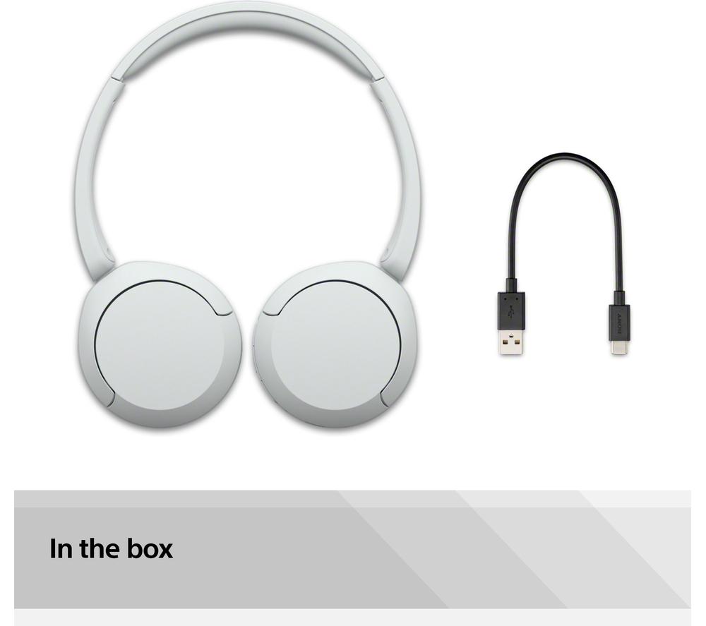 SONY WH-CH520W Wireless Bluetooth Headphones - White - image 12