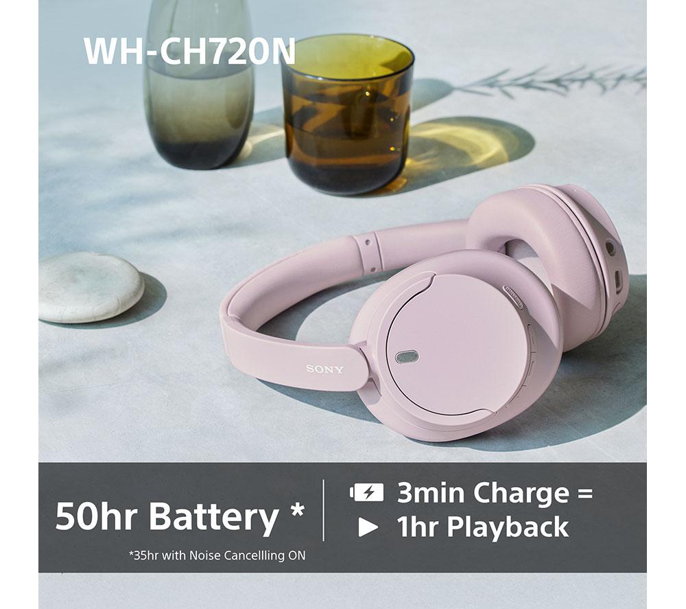 SONY WH-CH720N Wireless Bluetooth Noise-Cancelling Headphones - Blue image number 7 of 16