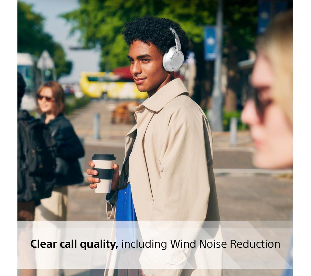 SONY WH-CH720N Wireless Bluetooth Noise-Cancelling Headphones - White image number 8 of 17