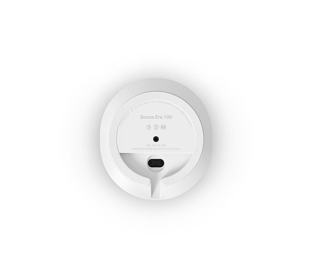 SONOS Era 100 Wireless Multi-room Speaker with Amazon Alexa - White image number 8 of 9