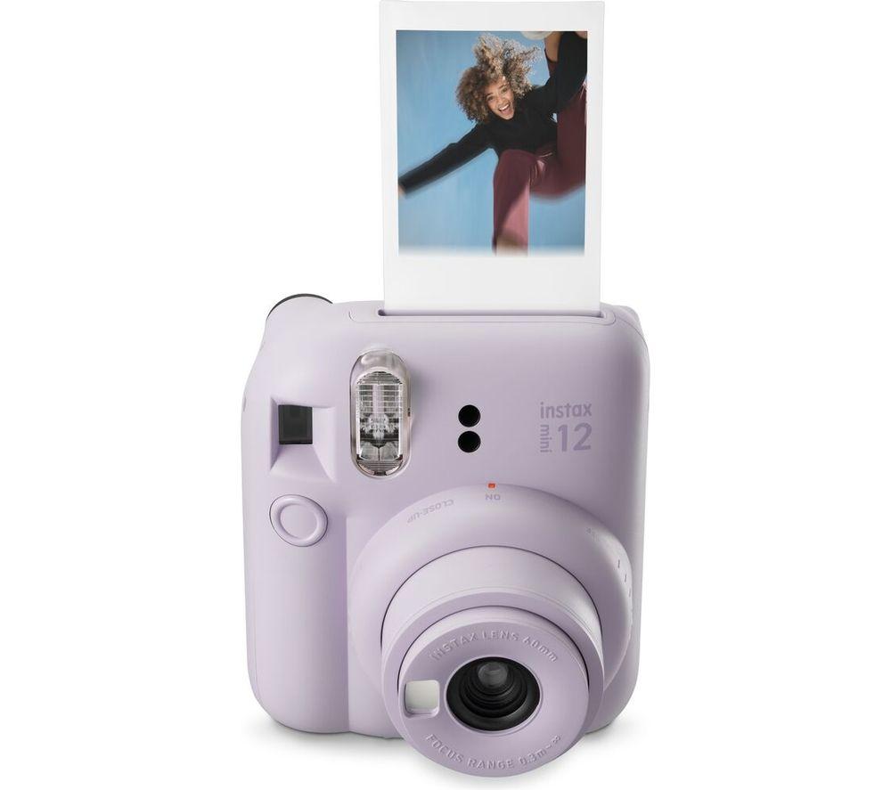  Fujifilm Instax Mini 12 Instant Camera with Case, Decoration  Stickers, Frames, Photo Album and More Accessory kit (Lilac Purple)… :  Electronics