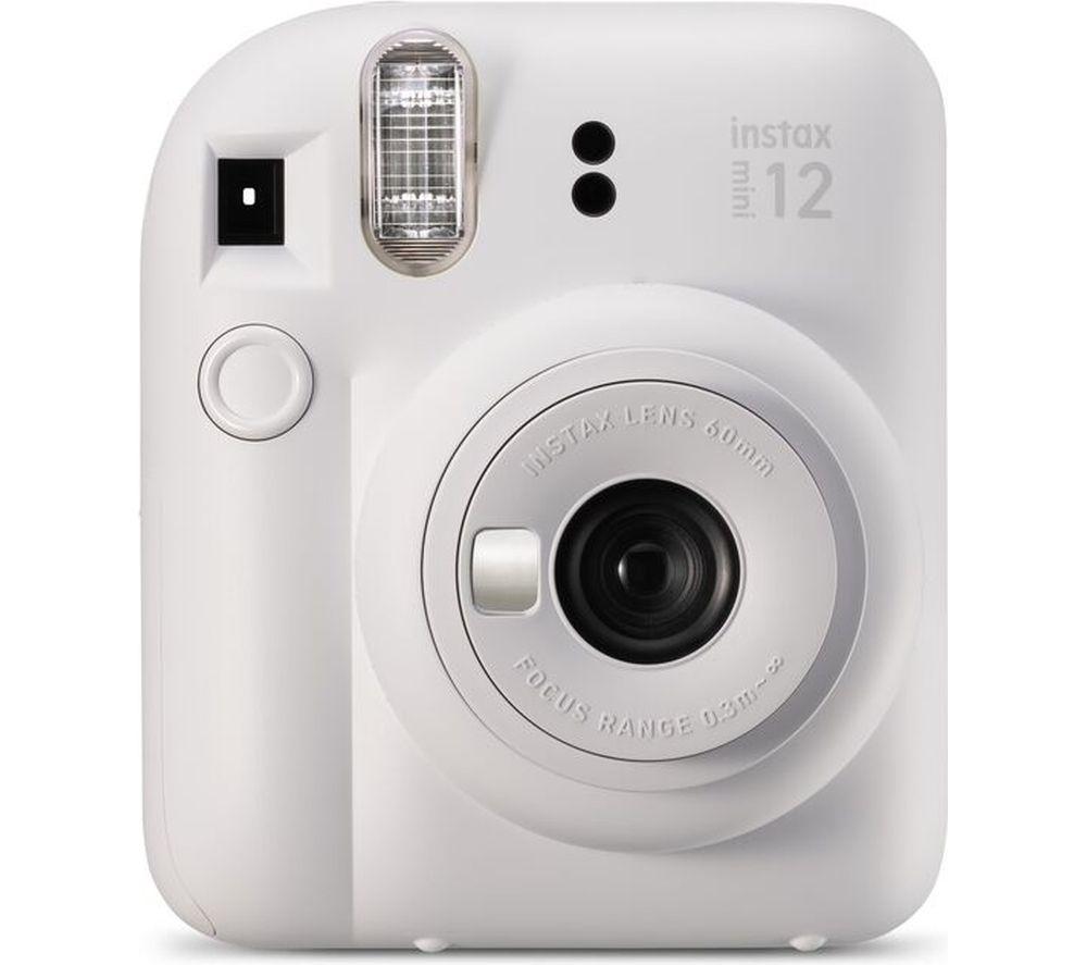 INSTAX mini 12 Instant Camera - Clay White, White