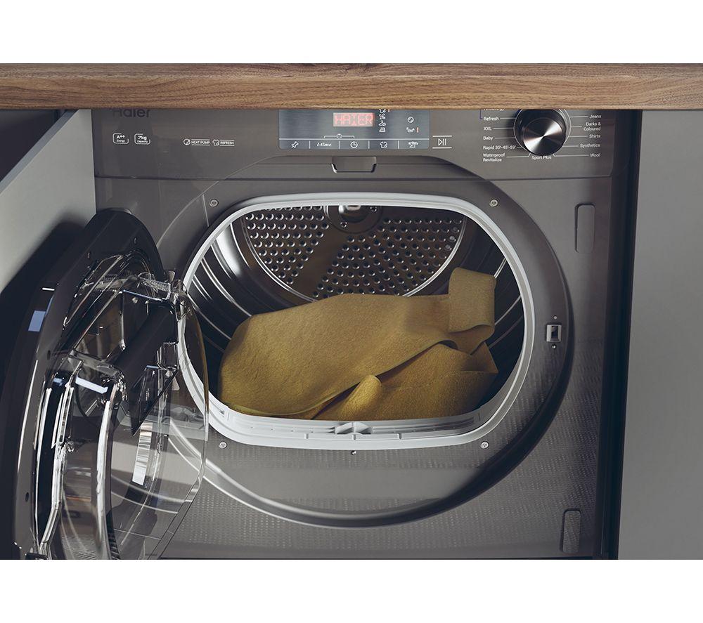 HAIER Series 4 HDB4 H7A2TBERX80 Integrated 7 kg Heat Pump Tumble Dryer image number 9 of 28