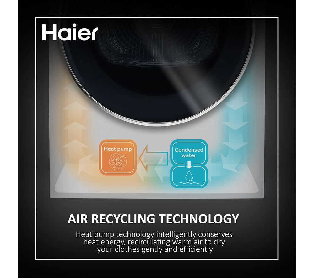 HAIER Series 4 HDB4 H7A2TBERX80 Integrated 7 kg Heat Pump Tumble Dryer image number 16 of 28