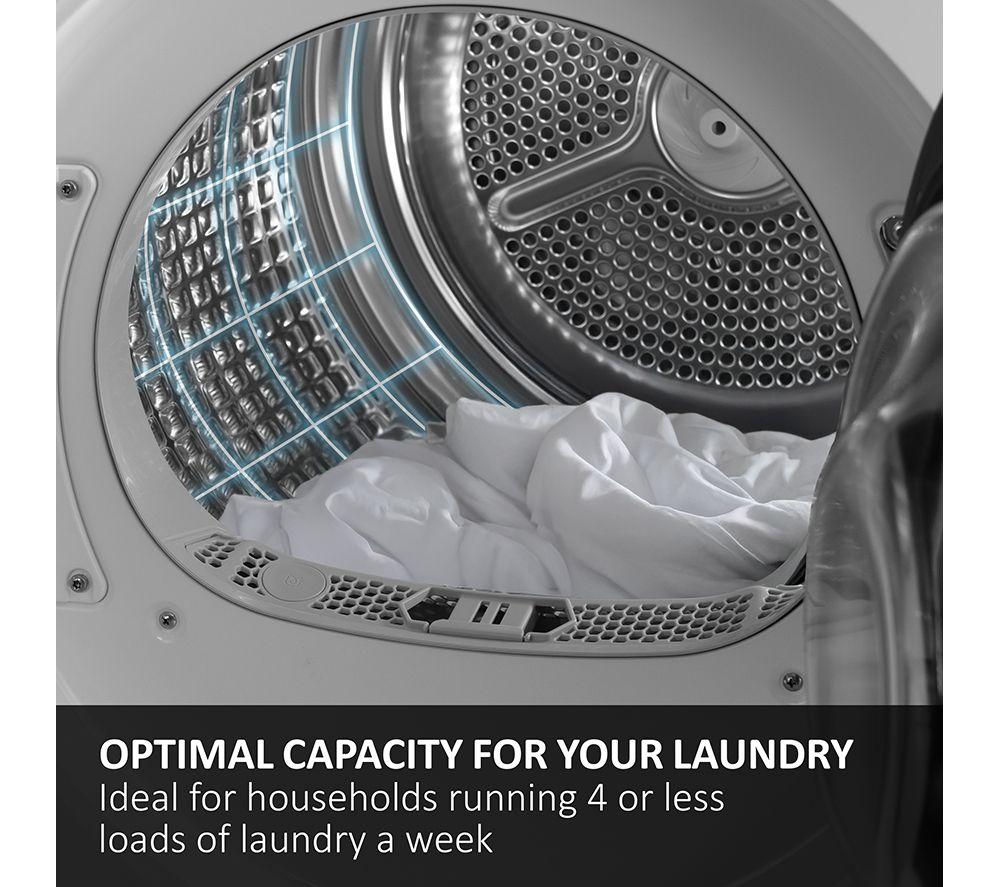 HAIER Series 4 HDBI H7A2TBEX-80 Integrated WiFi-enabled 7 kg Heat Pump Tumble Dryer image number 8 of 17