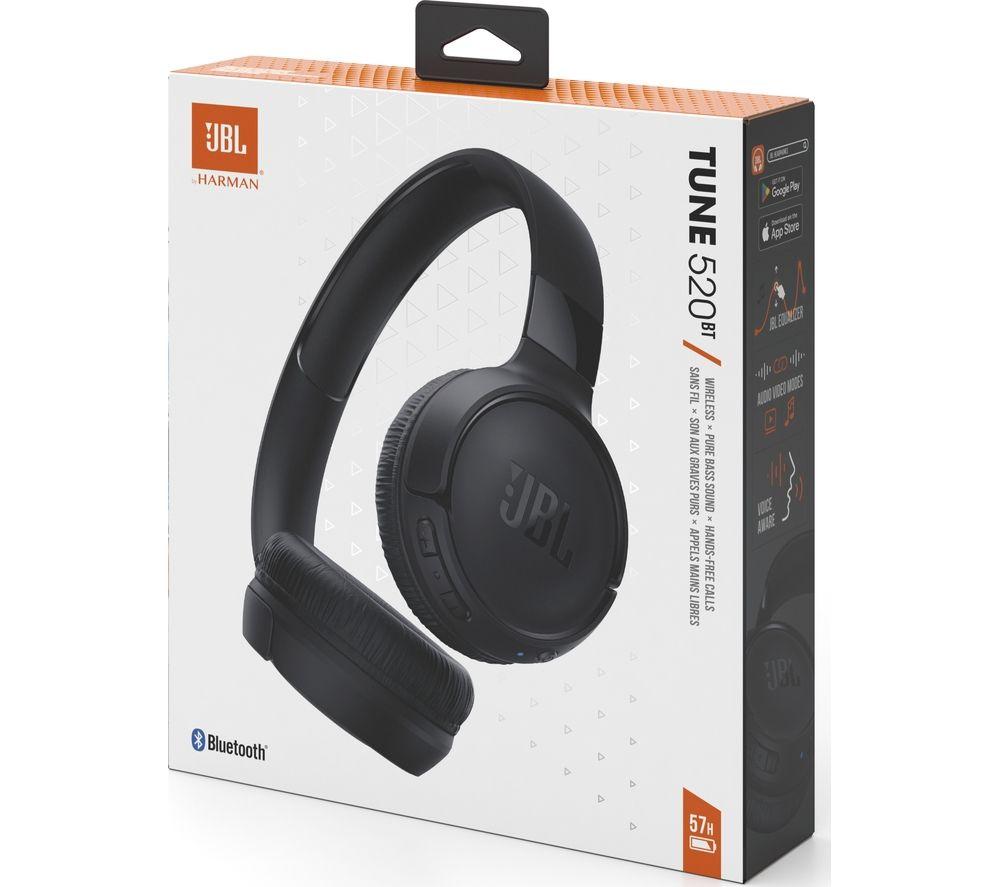 JBL Tune 520BT Wireless Bluetooth Headphones Black